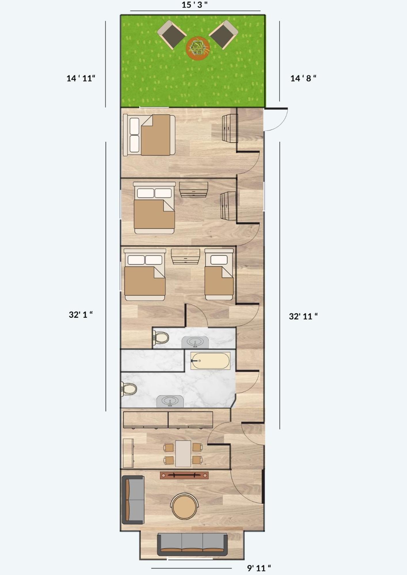 Apartament Heart Of Ealing With Garden *